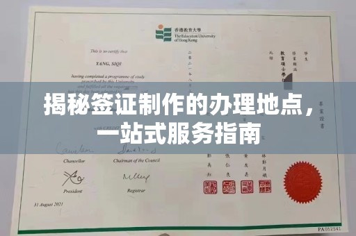 友好揭秘签证制作的办理地点，一站式服务指南