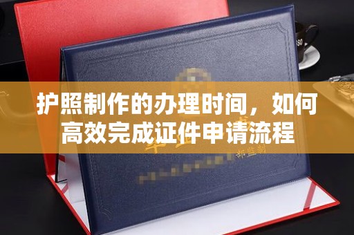 友好护照制作的办理时间，如何高效完成证件申请流程